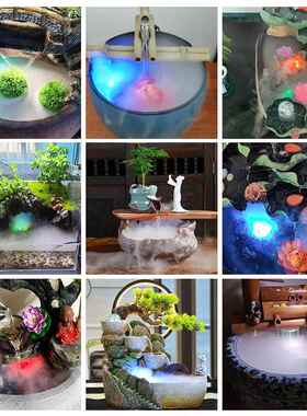 造雾器大雾鱼缸雾化喷雾假山水景鱼池制雾器水雾起雾器雾化头加湿