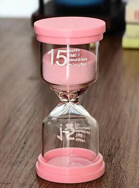 新年耶诞节礼物沙漏3/10/15/30分钟时间流沙计时器创意礼物小摆件