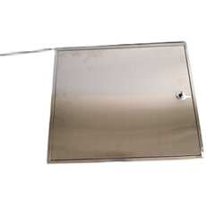 Плакат 不锈钢洞框现货500500盖板墙箱边门口门门*可电框水表检修箱定做