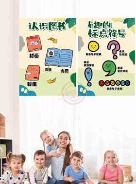 幼儿园阅读公约语言区环创主题墙布置装饰拯救书宝宝图书制作墙贴