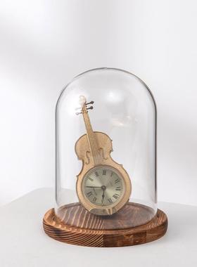 亚克力防尘罩玻璃罩展示盒透明有机玻璃佛像圆形亚克力防尘圆罩核