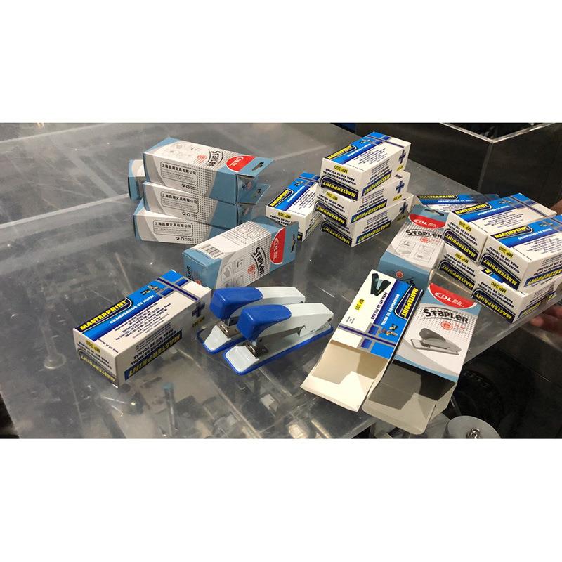 Staple automatic cartoning machine Stationery cartoning machine