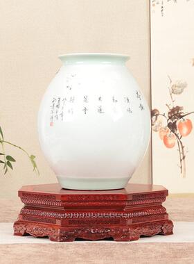 黑檀木八角莲花底座供奉财神佛像观音菩萨金刚摆件实木质莲花座台