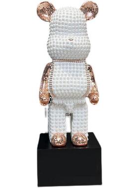 德式轻奢卡通暴力熊存钱罐客厅家居简约电视柜大号落地装饰品摆件