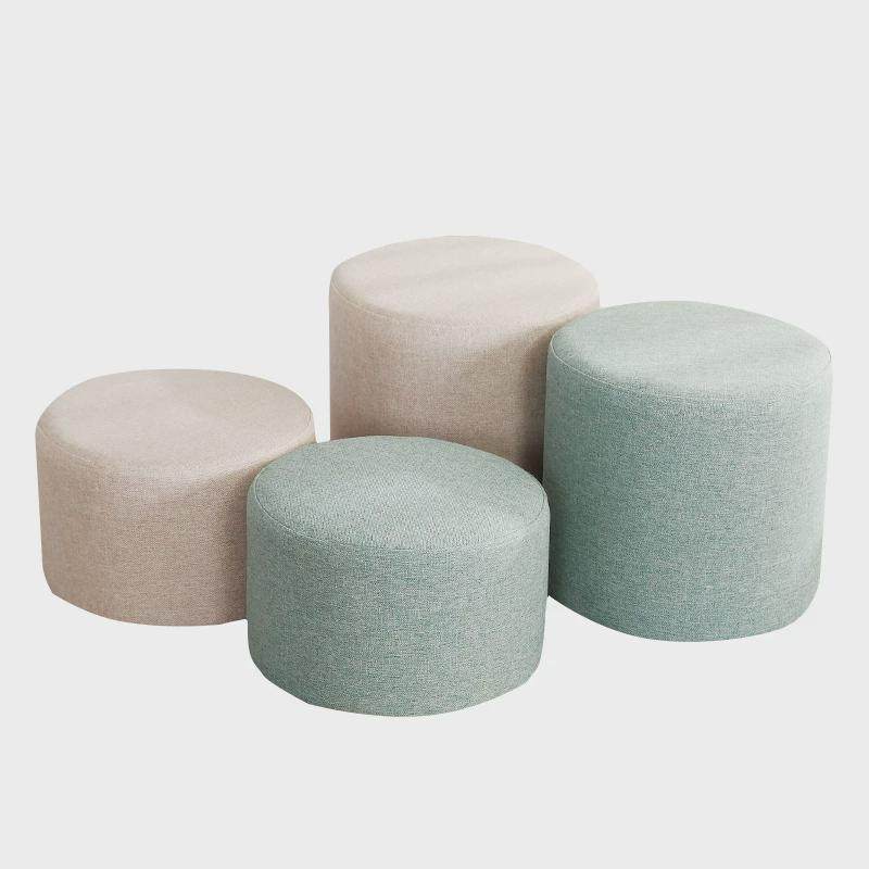 布艺小凳子家用矮凳脚踏圆凳简约客厅沙发茶几凳换鞋凳墩子小锦标,淘宝优惠券,粉丝福利购,淘宝优惠卷