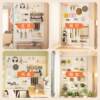 Desktop hole plate storage rack without punching vertical clip-type desk storage accessories office desk work station bezel