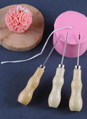 DIY Candle Making Punch Tool Round Hole Cone Crochet Hand Dr