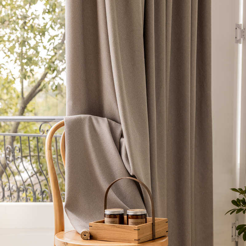 茶色定型高帘布厂家轻几何绍兴柯桥窗奶雪简约面料遮光纹尼尔暗奢,淘宝优惠券,粉丝福利购,淘宝优惠卷