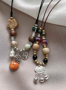 新中式民族风国风项炼儿童2024新款女童高级感小众古风马面裙配饰