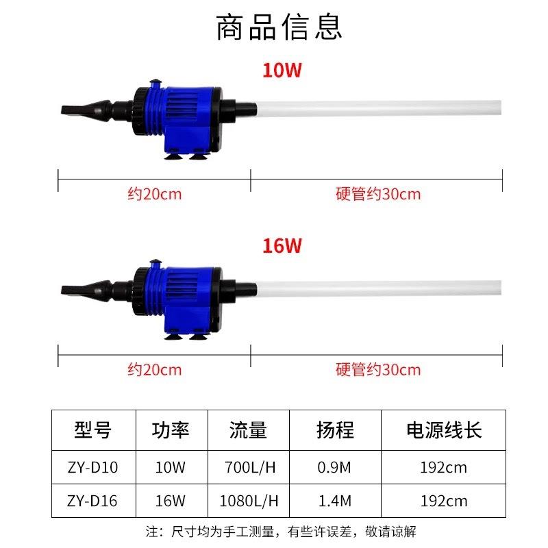 鱼缸电动换水器欧规鱼便洗沙美规过滤吸鱼马桶粪器抽水换水过滤泵 - 图0