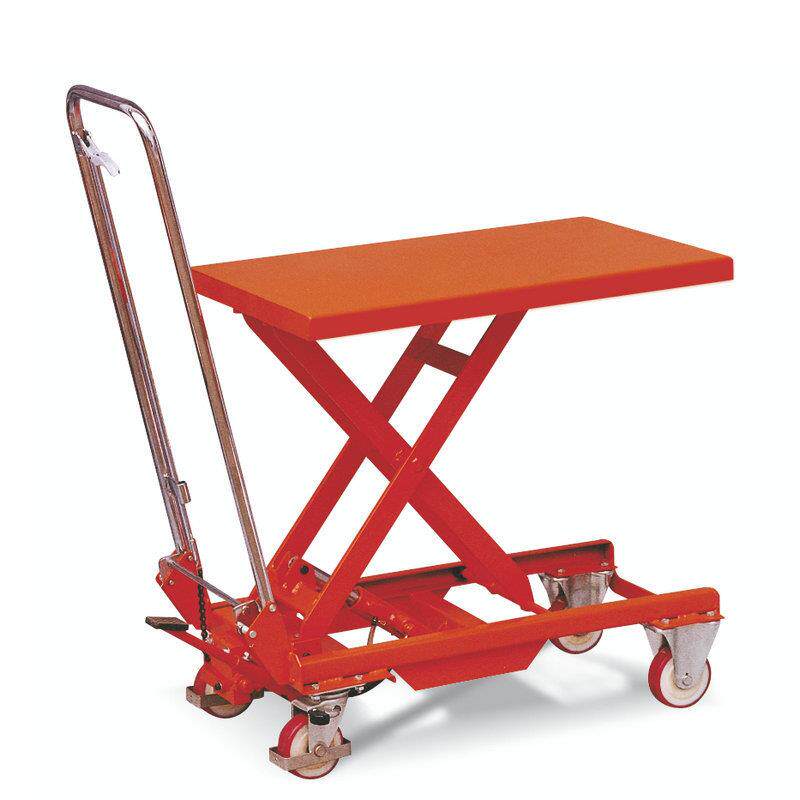 Large table foot-operated hydraulic lifting platform scissor-type mobile electric mold handling lifting platform
