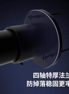 打孔伸缩杆晾衣杆罗马窗帘浴帘杆单杆挂衣杆收缩打孔型撑杆子阳台