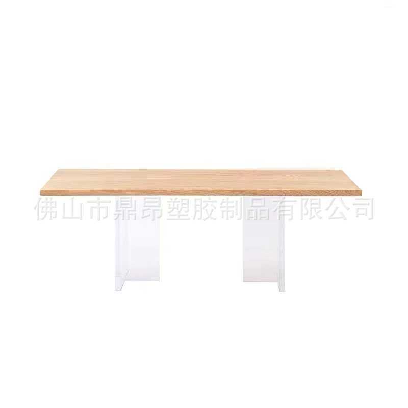 亚克力透明桌脚T型茶几桌腿一字型悬浮桌腿有机玻璃岩石板桌脚,淘宝优惠券,粉丝福利购,淘宝优惠卷