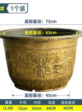 加厚塑料树脂花盆无孔睡莲花瓶