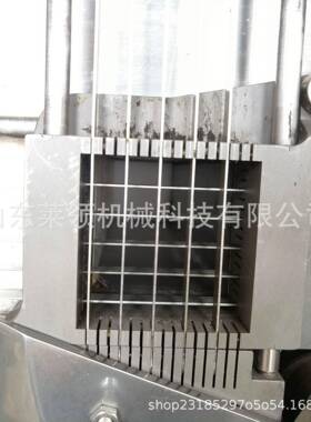 全自动大型切肉丁机器商用微冻肉连续切粒机不锈钢牛肉切丁设备