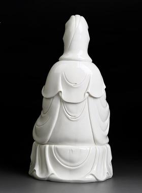 高档凝雅供 陶瓷南海观音化菩萨德佛像观世音菩萨客厅家用居家奉