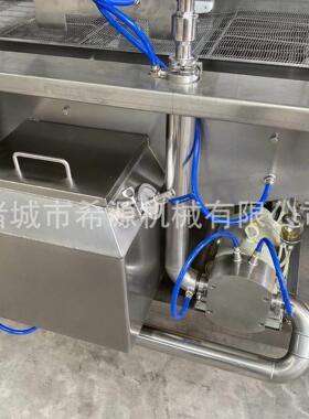 冻干草莓表面涂巧克力生产线燕麦饼干巧克力涂层能量棒裹涂冷却线