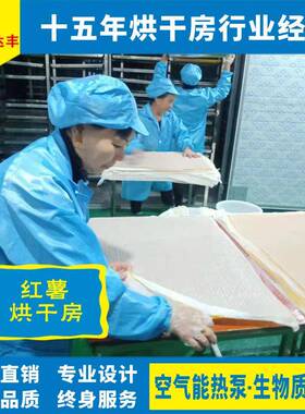 红薯条空气能热泵烘干房红薯片热风循环干燥箱酸枣糕食品烘干机