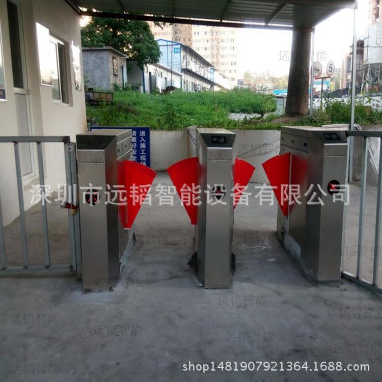 Construction site access control and attendance bridge wing gate/face wing gate channel/card access control wing gate Intelligent wing gate manufacturer