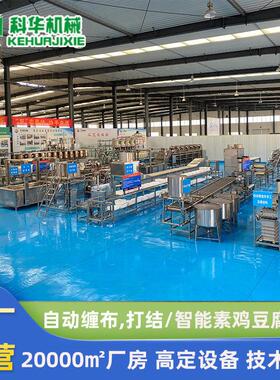 科华一次成型素鸡机全自动素鸡加工设备豆制品豆腐皮豆腐卷机