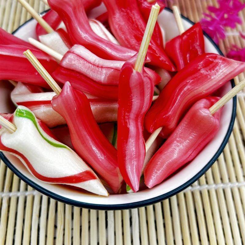 安庆特产手工棒棒糖辣椒糖芝麻夹心麦芽糖80怀旧儿童零食七彩糖果,淘宝优惠券,粉丝福利购,淘宝优惠卷