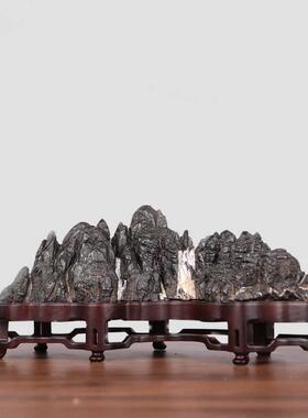 天然太湖石奇石灵璧石英德观赏假山形幽兰景观石原石桌面玄关摆件