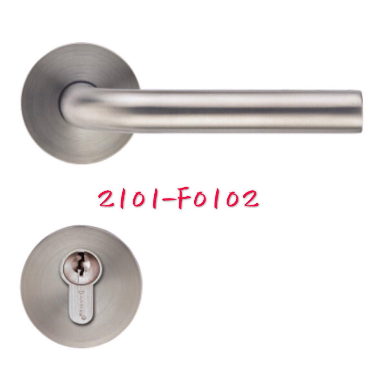 雅洁分体房门防火门锁卧室门锁不锈钢执手双舌AS2101-F0101/0102 - 图1