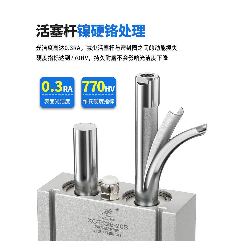 星辰气动双轴气缸TR6/10/16/20/25/32-10-15-20-25-30-40-50-100S,淘宝优惠券,粉丝福利购,淘宝优惠卷