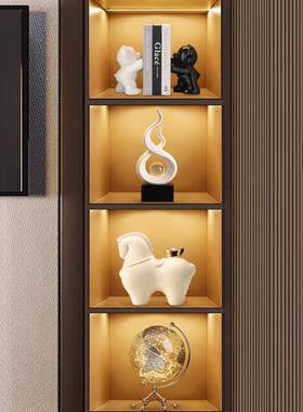 节节高升摆件电视柜酒柜轻奢小众高档高级感客厅办公室玄关装饰品