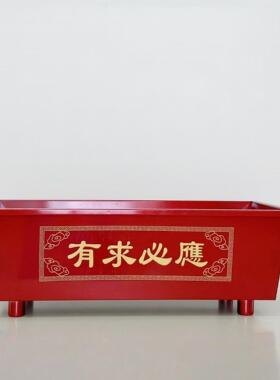 金色不锈钢供奉香炉插香炉四方香炉鼎上香炉烧香炉家用佛堂香供炉