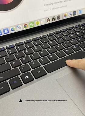 新款超薄笔记本电脑模型灰色磨砂外壳13.3寸道具电脑摆件15寸全屏