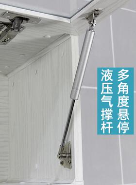 2I防水太空铝上翻玻璃门吊柜浴室卫生间墙上储物柜客厅壁挂墙柜定