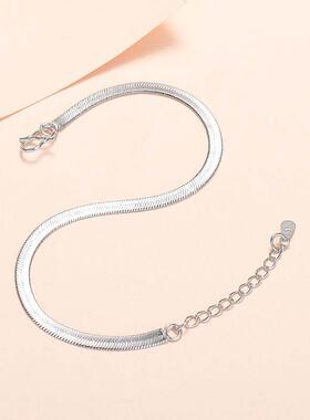 925 Sterling Silver Butterfly Cross Charms Bracelet For