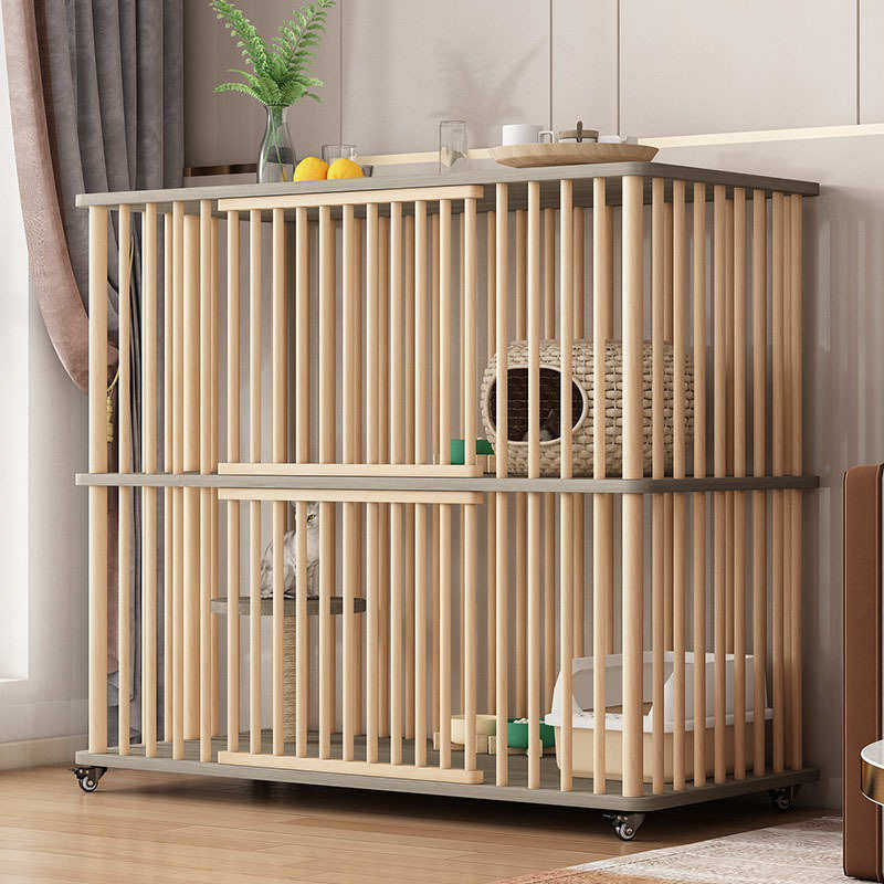 实木猫笼子家用室内猫柜子超大自由空间猫舍猫屋房子猫别墅,淘宝优惠券,粉丝福利购,淘宝优惠卷