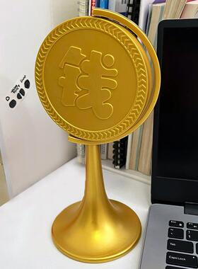 【新家的100个快递】赚大钱桌面客厅摆件2025蛇年创意办公室装饰