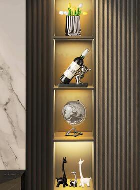 红酒架摆件暴力熊创意轻奢高档客厅家居玄关餐边电视柜酒柜装饰品