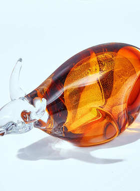 现代简约创意琉璃桌面小摆件客厅玄关家庭办公桌高级软装饰品