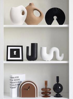 侘寂风抽象艺术高级感软装摆件现代客厅电视柜酒柜小众家居装饰品