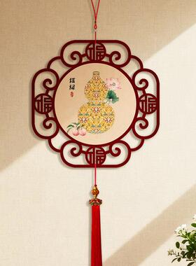 中五福LSGJ011临门中国结挂件玄关客式厅饰装画餐厅书房挂茶室国