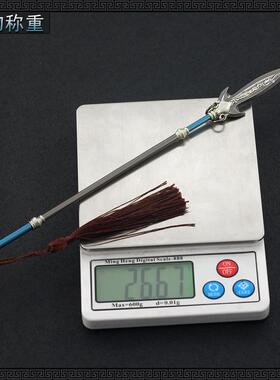 三国马超兵器张飞丈八蛇矛吕布方天画戟兵人武器道具模型未开刃
