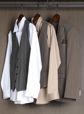 样板房衣帽主卧西服装设计师款商务男士外套衣柜意式轻奢衣服软装