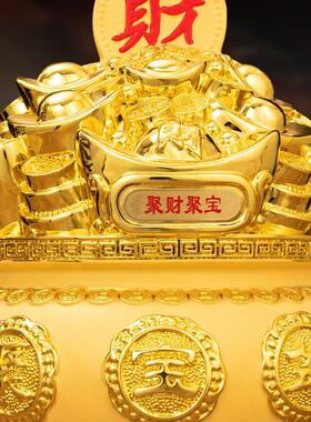 富聚宝盆存钱罐家礼物JTH-7841客厅乔迁新居搬送人实用品礼摆件高