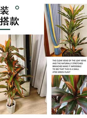 大型仿真植物假树轻奢仿生绿植盆栽仿真花铁树室内客厅落地装饰