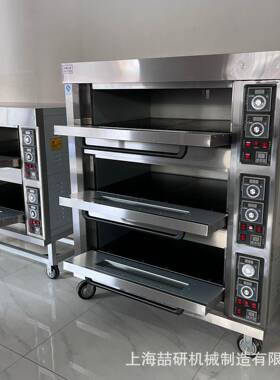 380v电压披萨烤箱跨境商用蛋糕面包三层六盘电烤箱electricoven