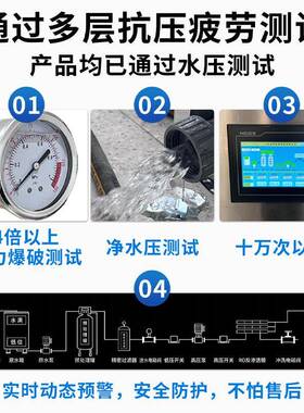 工业反渗透净水设备单级双级纯水处理设备全自动大型商用净水器