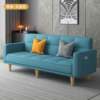 Multifunctional folding sofa bed dual-purpose fabric sofa simple single living room rental room folding bed lazy small apartment