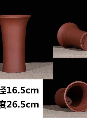 Orchid table pot yixing purple flower pot special floor balc