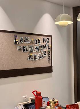 中古照片墙毛毡板墙贴覆古怀旧留言板公告栏挂墙展示板自粘软木板