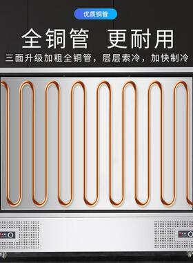 商用风幕柜超市蔬菜水果冷藏保鲜柜水果饮料展示柜立式风幕柜