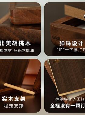 情侣姓氏谐音梗相框定制结婚纪念日摆台订婚摆件新婚礼物送新人